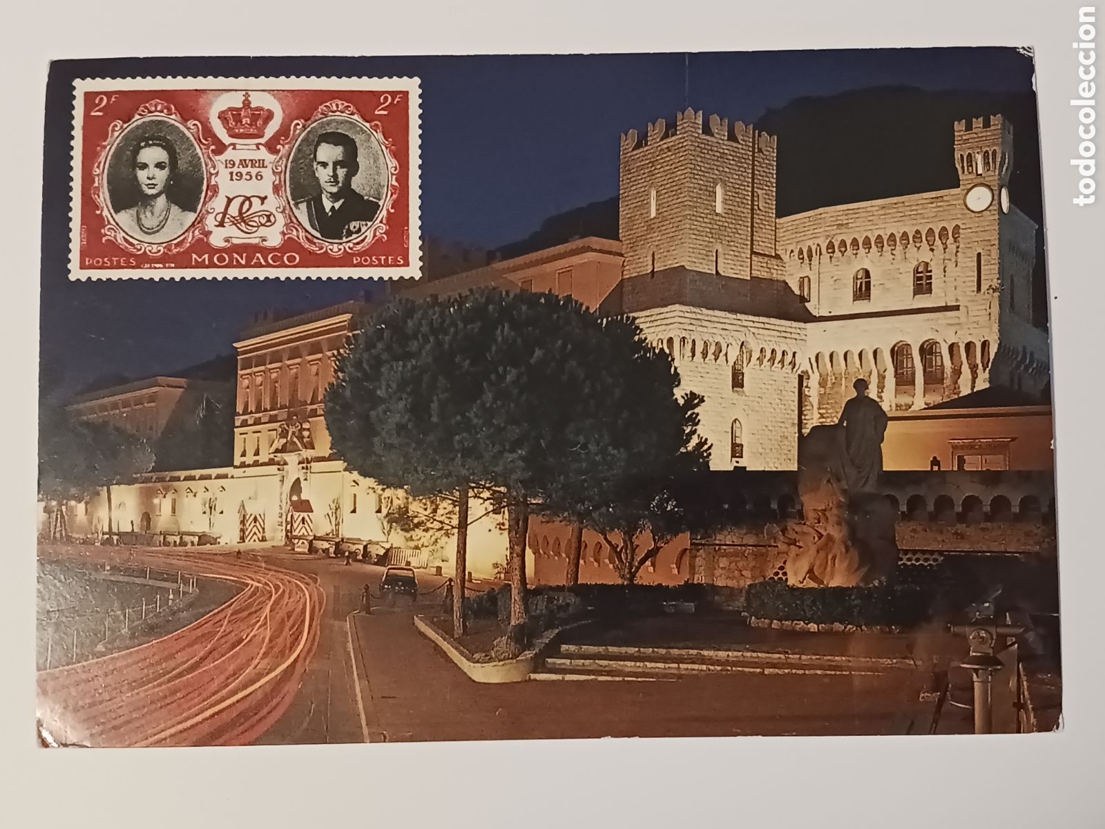 Postales: M&oacute;naco, Palacio del Pr&iacute;ncipe, Circulada. - Foto 1