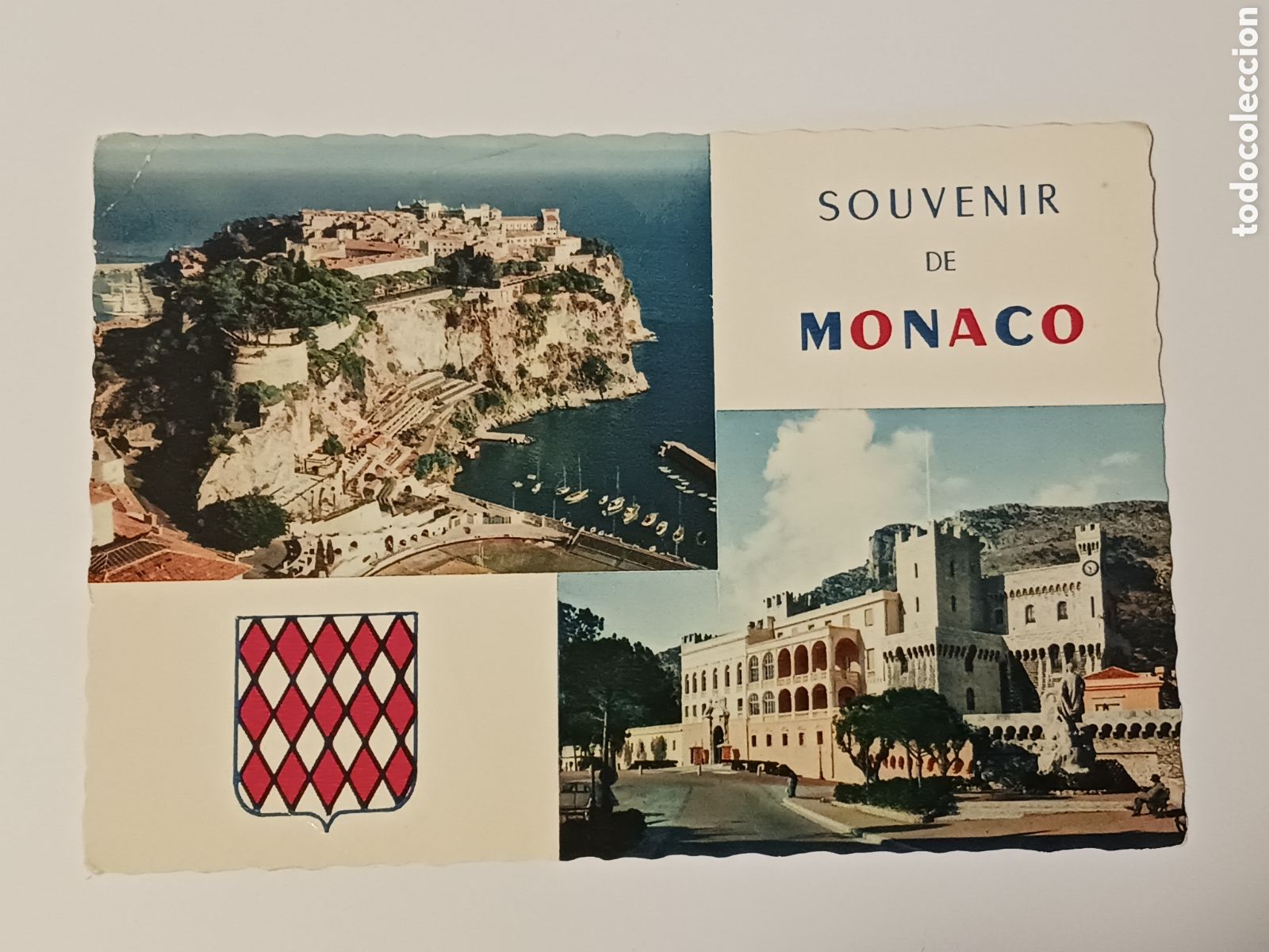 Postales: M&oacute;naco, El palacio del Pr&iacute;ncipe, Circulada - Foto 1
