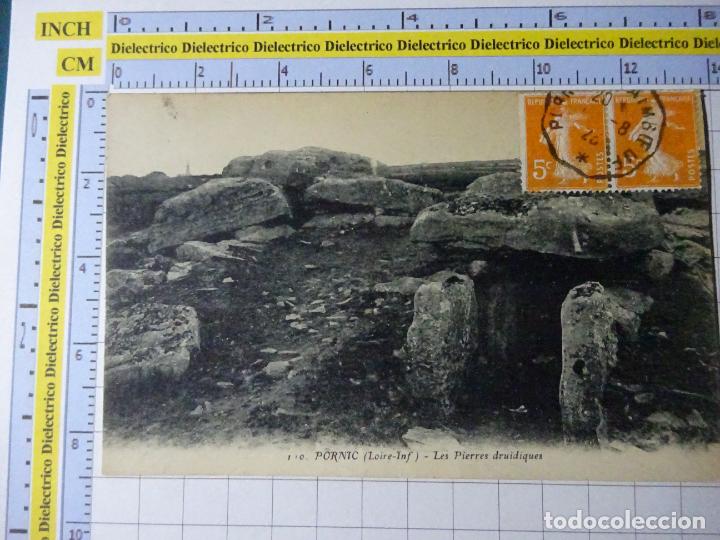Postcards: ANTIGUA POSTAL DE FRANCIA. PORNIC LES PIERRES DRUIDIQUES. 470