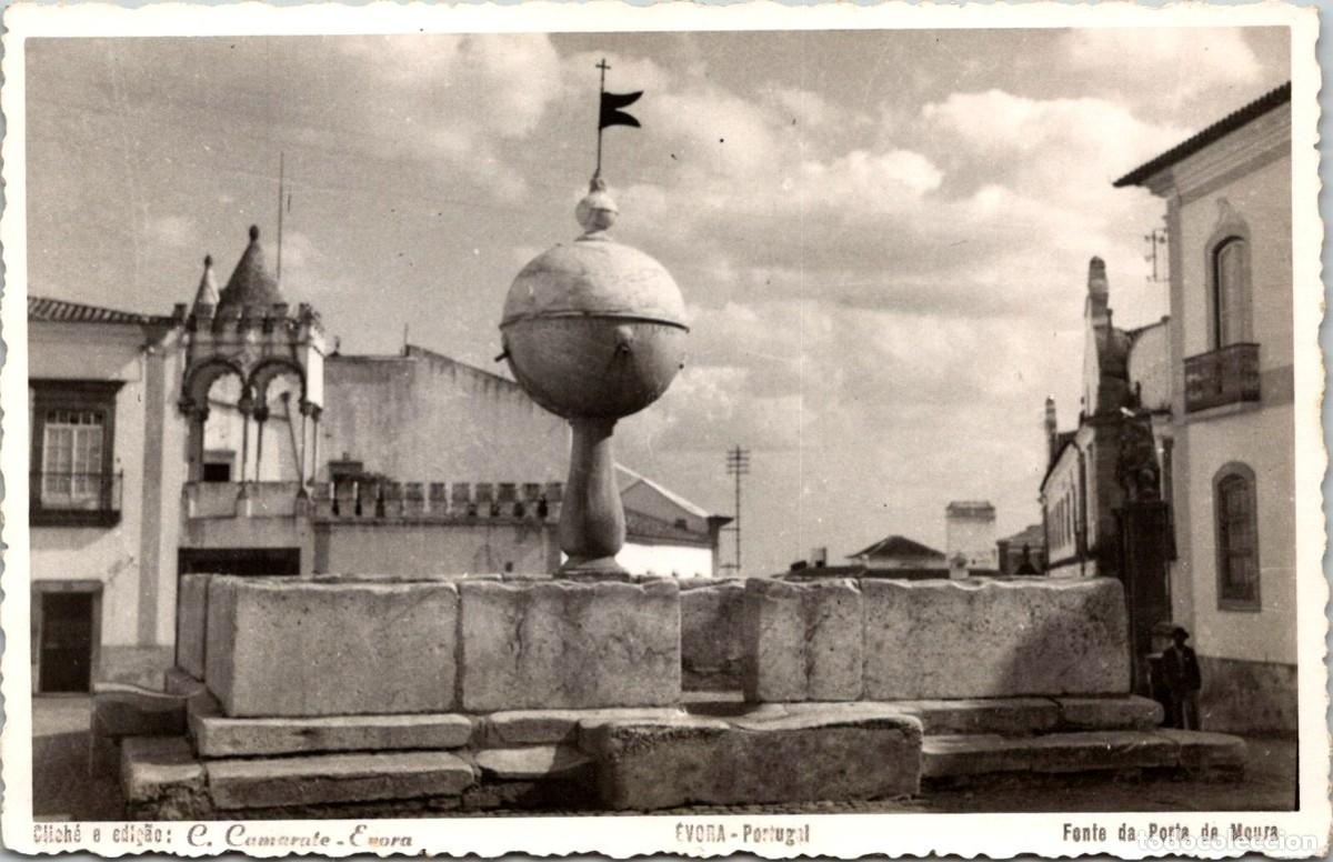 Postales: Portugal - &Eacute;vora - Fonte da Porta de Moura - Ed. C. Camarate - 135x86mm