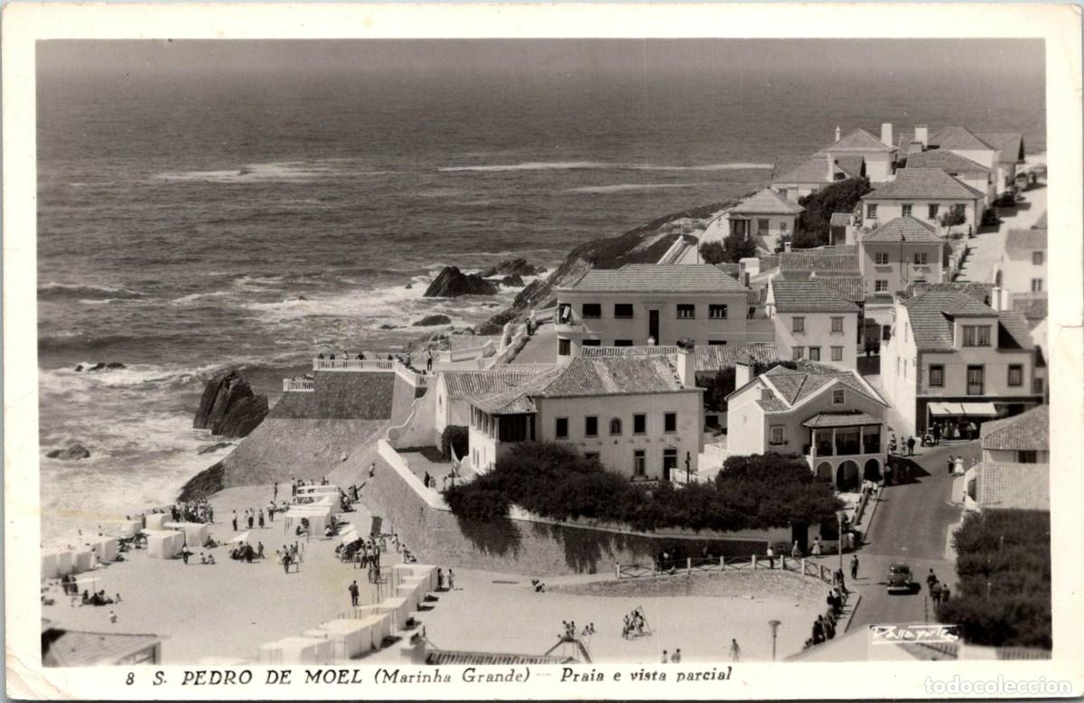 Postales: Portugal - S. Pedro de Moel (Marinha Grande)- Praia e vista parcial - Ed. Passaporte n&ordm; 8 - 141x90mm