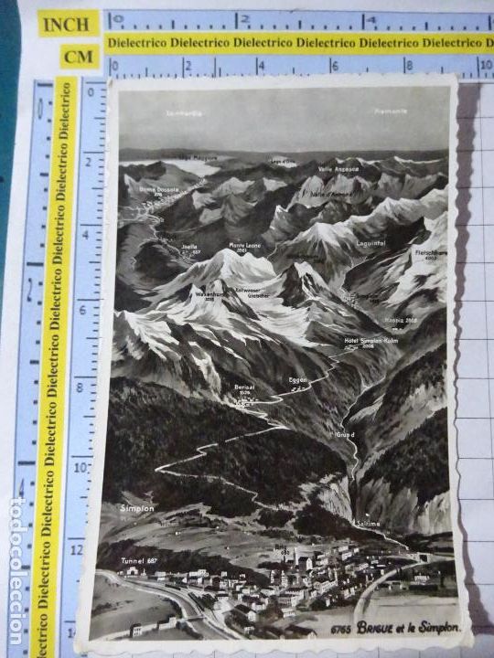 Postais: ANTIGUA POSTAL DE SUIZA. BRIGUE ET LE SIMPLON. 606