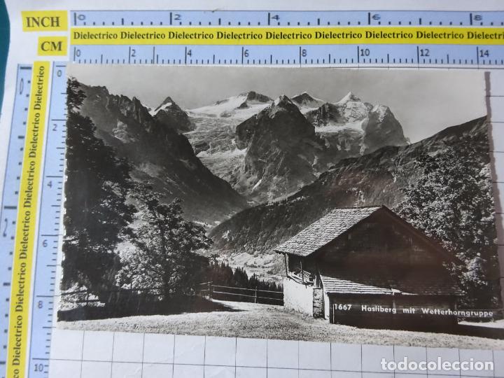 Postkarten: ANTIGUA POSTAL DE SUIZA. HASLIBERG MIT WETTERHORNGRUPPE. 608