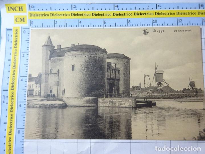 Cartoline: ANTIGUA POSTAL DE B&Eacute;LGICA. BRUJAS BRUGGE DE KRULSPOORT . 815