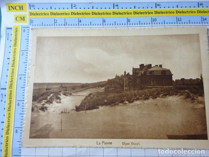 Cartoline: ANTIGUA POSTAL DE B&Eacute;LGICA. LA PANNE DIGUE OUEST. 821
