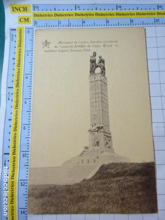 Postkarten: ANTIGUA POSTAL DE B&Eacute;LGICA. LIEJA MONUMENTO DE LONCIN. PRIMERA GUERRA MUNDIAL. 824