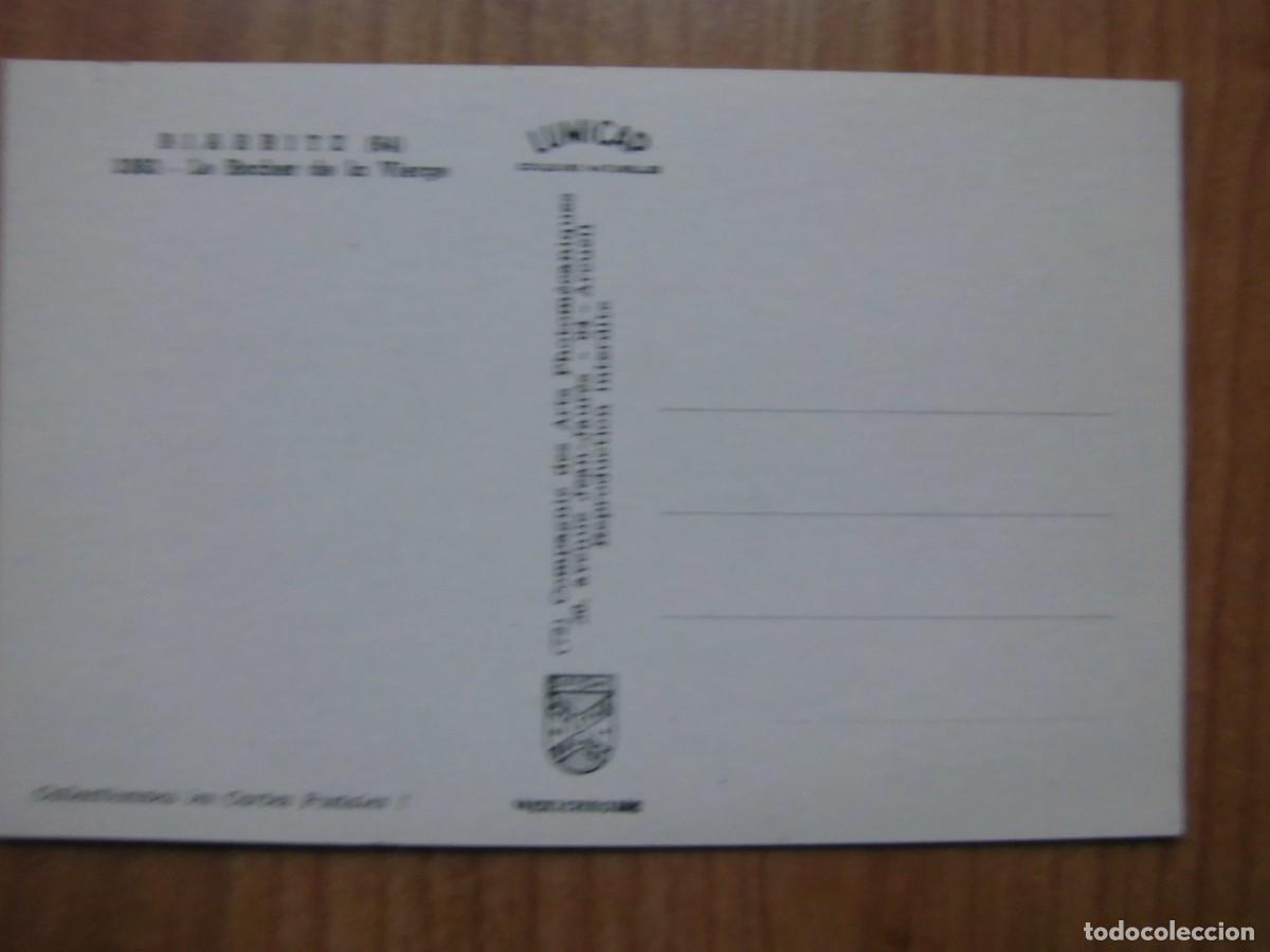 Postales: POSTAL BIARRITZ LE ROCHER DE LA VIERGE - Foto 2