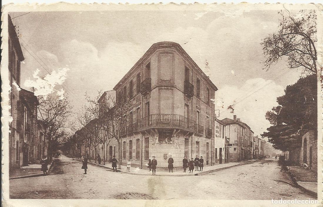 Postales: Francia. Rivesaltes. Avenue Louis Blanc. Avenue Victor Hugo. Edit. Clara. 9x14 cm. 1920. Postal.