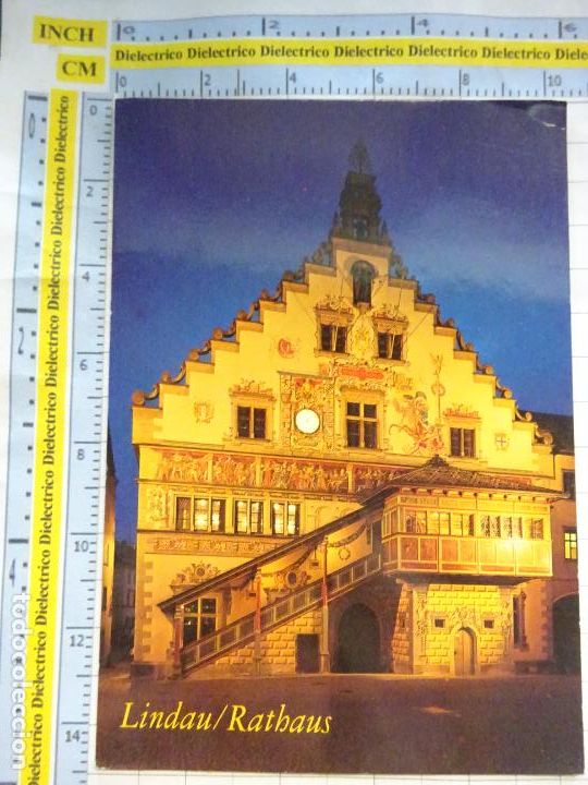 Postkarten: POSTAL DE ALEMANIA. RATHAUS LINDAU. 1051