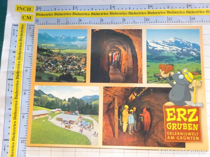 Postkarten: POSTAL DE ALEMANIA. PARQUE ATRACCIONES MINAS ERZ GR&Uuml;BEN. 1057