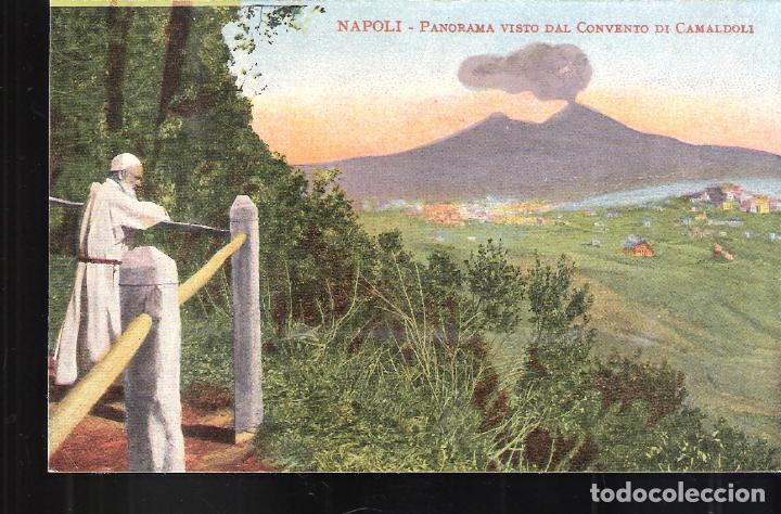 Cartoline: Napoli. Panorama visto dal Convento di Camaldoli. Italia.