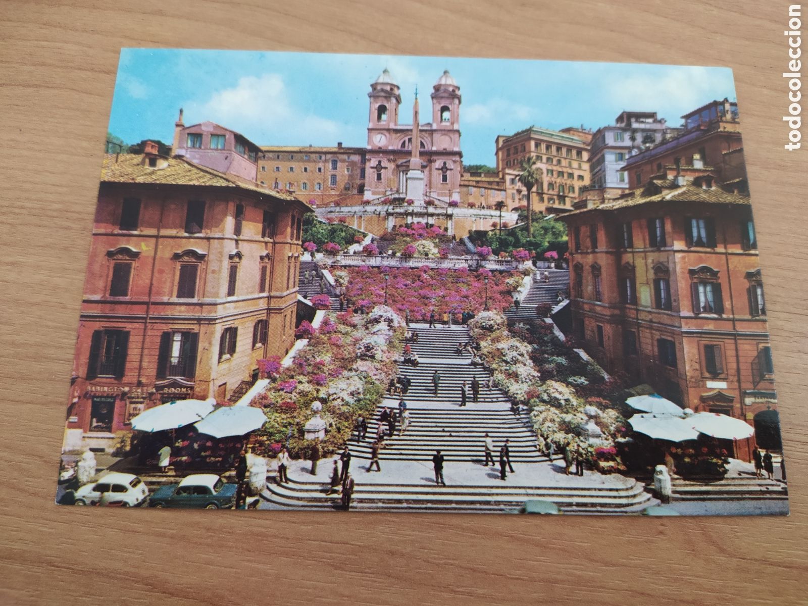 Postkarten: ROMA - ITALIA - PIAZZA DI SPAGNA - TRINITA DEI MONTI - ED. PURIGRAF 258 - SIN CIRCULAR