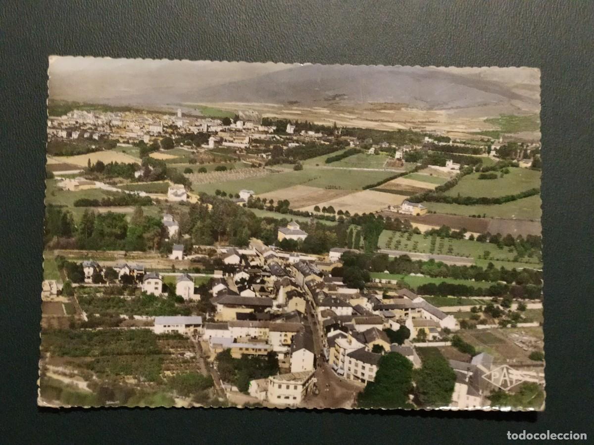Postais: FRANCIA - BOURG MADAME - VUE AERIENNE RUE PRINCIPALE - CIRCULADA EN 1960