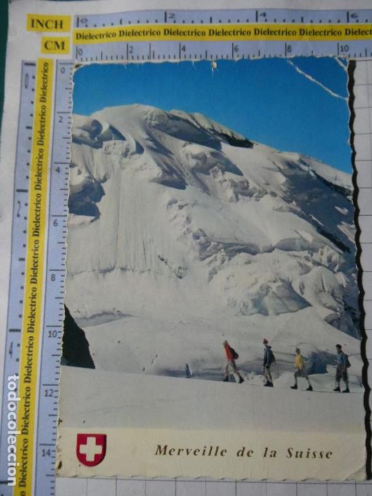 Postkarten: POSTAL DE SUIZA. ESCALADORES ALPINISTAS EN LE BL&Uuml;MLISALPHORN. 1259