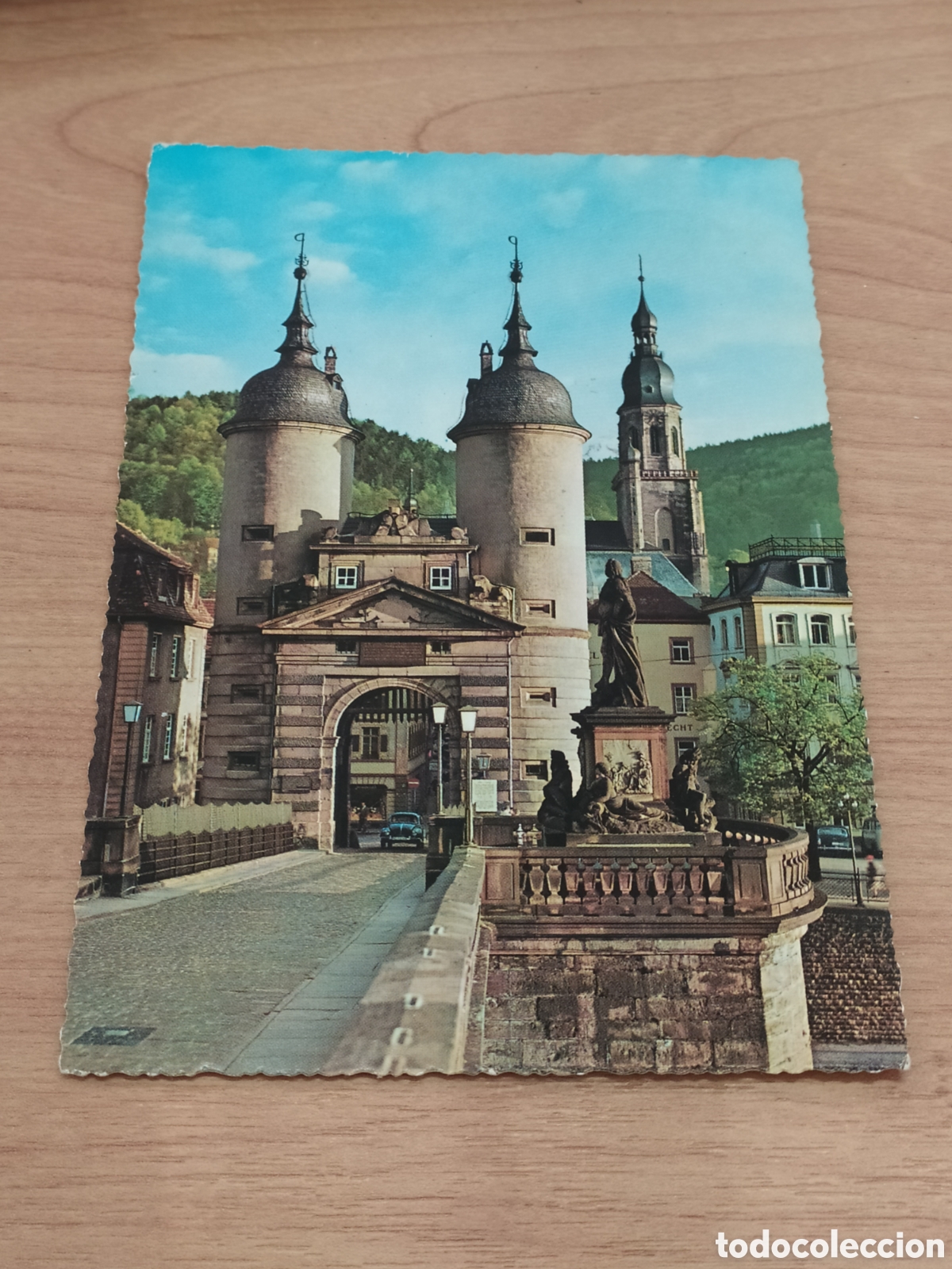 Cartoline: HEIDELBERG - ALEMANIA - BRUCKENTOR - KRUGER 938/1 - CIRCULADA EN 1964