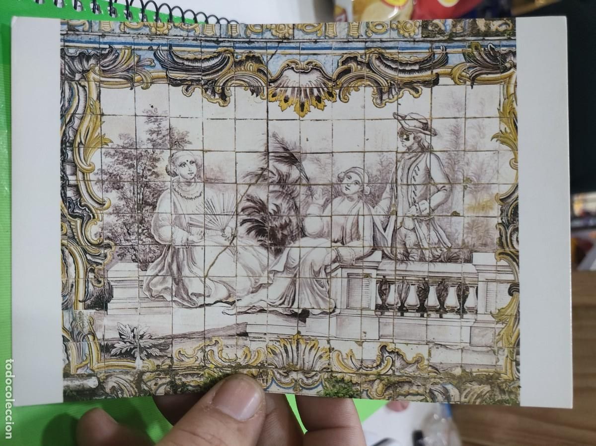 Postales: Postal PORTUGAL Palacio Nacional de Queluz Canal Azulejos Tules Carreaux Kachelin SC