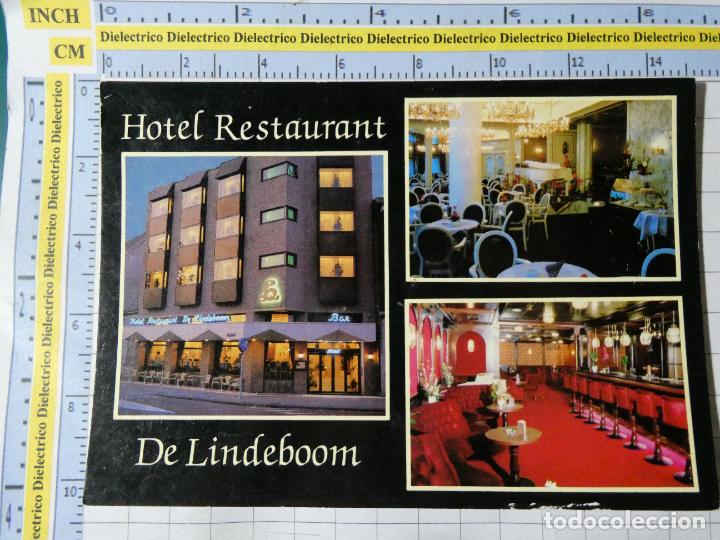 Postkarten: POSTAL DE HOLANDA. HOTEL RESTAURANT LINDEBOOM TILBURG. 93