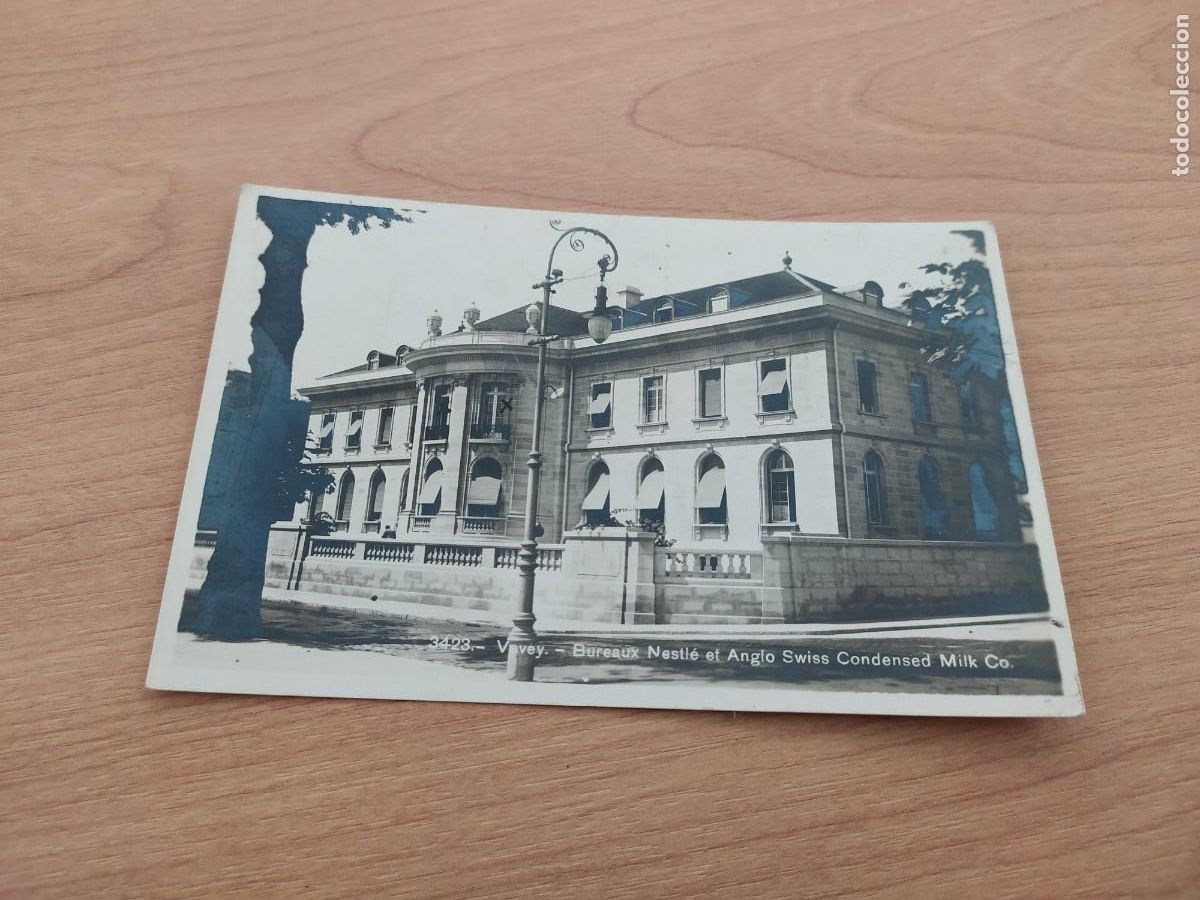Postales: SUIZA 3423 - VEVEY - BUREAUX NESTL&Eacute; ET ANGLO SWISS CONDENSED MILK CO. - SIN CIRCULAR