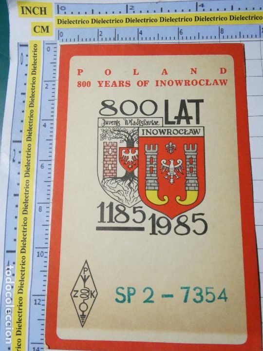 Cartes Postales: POSTAL DE POLONIA, INOWROCLAW. 800 A&Ntilde;OS 305