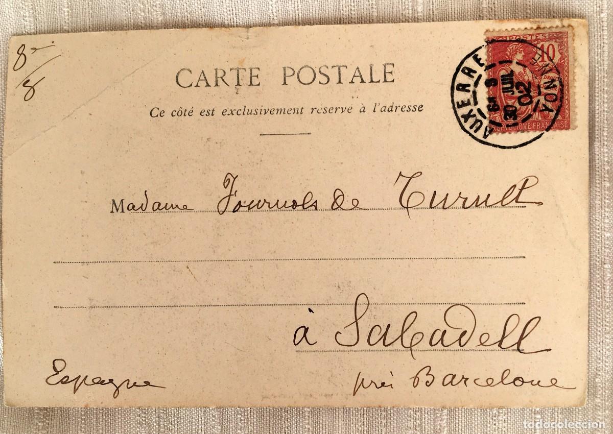Postales: Tarjeta postal de 1902 circulada - Foto 2