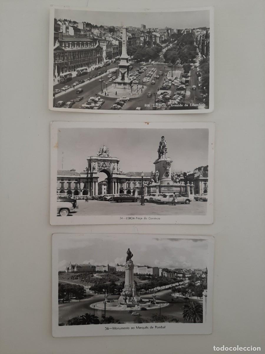 Postales: 3 POSTALES DE LISBOA. CIRCULADAS - Foto 1