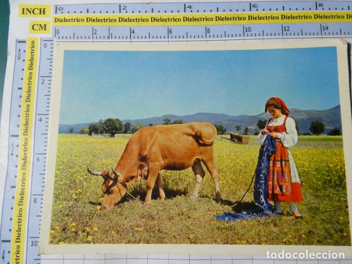 Postkarten: POSTAL DE PORTUGAL. FOLKLORE TIPISMO ESCENA VIVA. VIANA DO CASTELO MUJER COSTURERA. 380