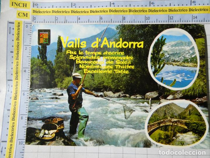 Postkarten: POSTAL DE ANDORRA. PESCADOR PESCA PESCADO. 405