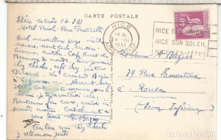 Postales: MONACO MONTE CARLO ESCRITA NICE - Foto 2
