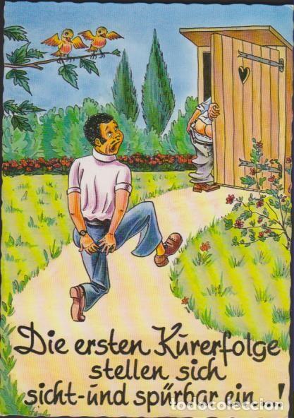 Postkarten: postal SIN CIRCULAR Die ersten Kurerfolge stellen sich sicht-und sp&uuml;rbar ein...! ALEMANIA POST CARD