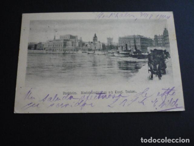 Postales: ESTOCOLMO SUECIA POSTAL - Foto 1