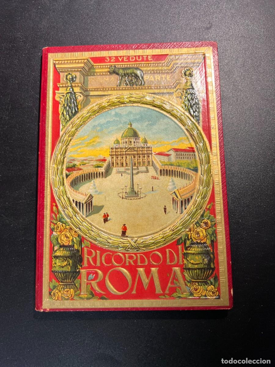 Cartoline: LIBRETO / BLOC CON 32 POSTALES. RICORDO DI ROMA. 1&ordf; PARTE. VER