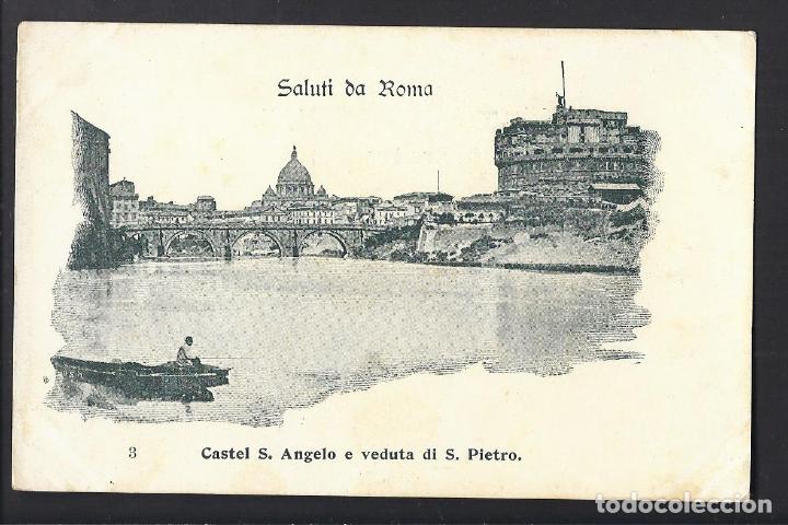 Postales: Antigua postal. Roma. - Foto 1