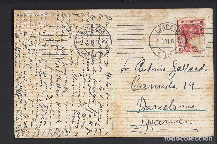 Postales: Antigua postal. Leipzig. Universitat. - Foto 2