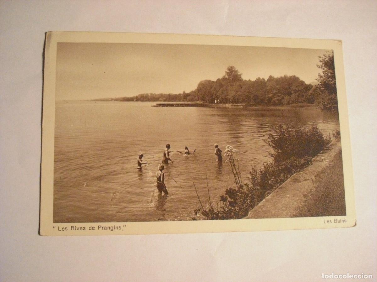 Postais: LES RIVES DE PRANGINS . LES BAINS. SIN CIRCULAR.