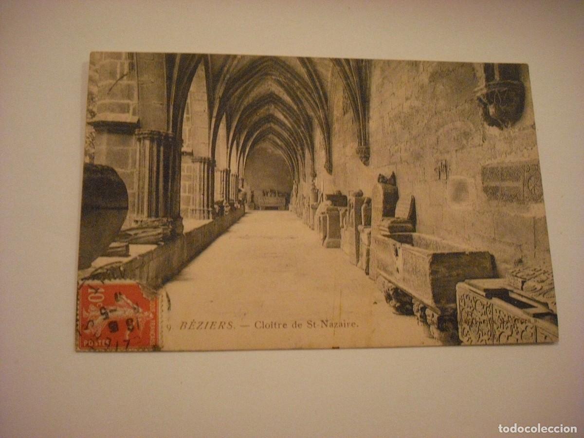 Postales: BEZIERS , CLOITRE DE ST. NAZAIRE, CIRCULADA. - Foto 1