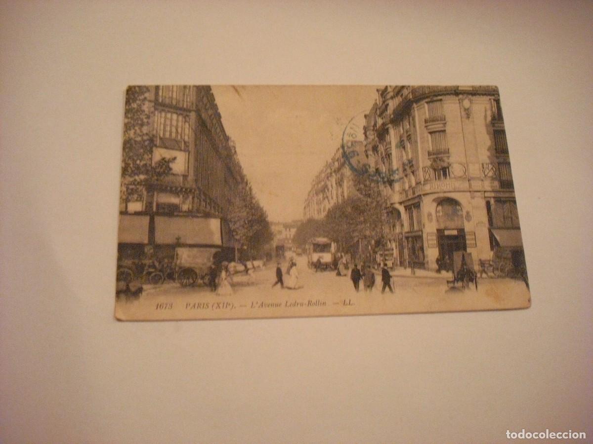 Postcards: PARIS L' AVENUE LEDRU ROLLIN, CIRCULADA.