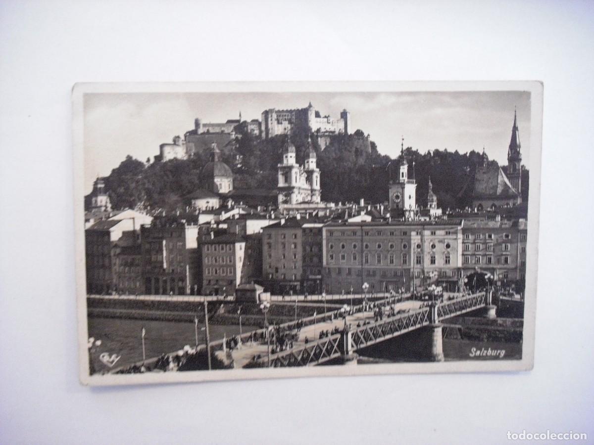 Postcards: SALZBURG , STAATSBRUCKE, SIN CIRCULAR.