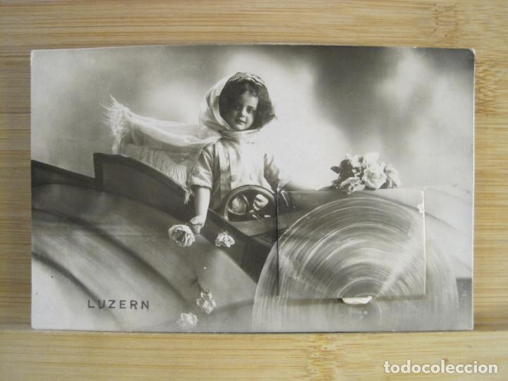Postales: SUIZA-LUZERN-DESPEGABLE CON MUCHAS VISTAS-POSTAL ANTIGUA-(101.742)
