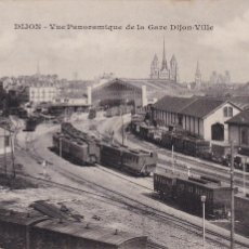 Postales: FRANCIA, DIJON, VUE PANORAMIQUE DE LA GARE, ESTACION. CIRCULADA EN 1907. Lote 400669849