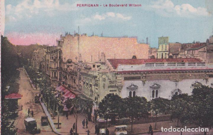 Postales: FRANCIA, PERPIGNAN, LE BOULEVARD WILSON &ndash; S/C - Foto 1