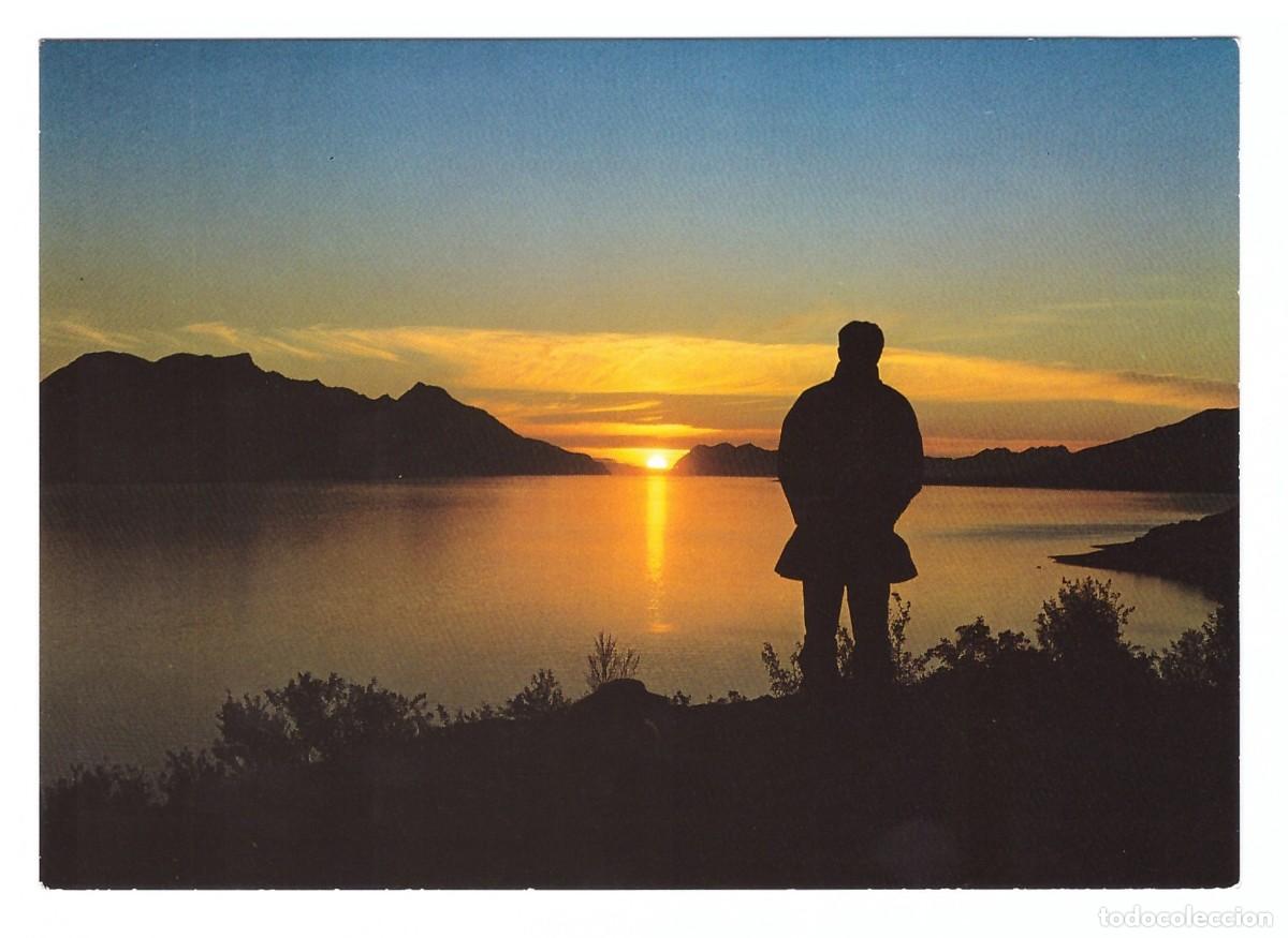 Postkarten: LYNGEN (NORUEGA) &bull; MIDNATTSOL