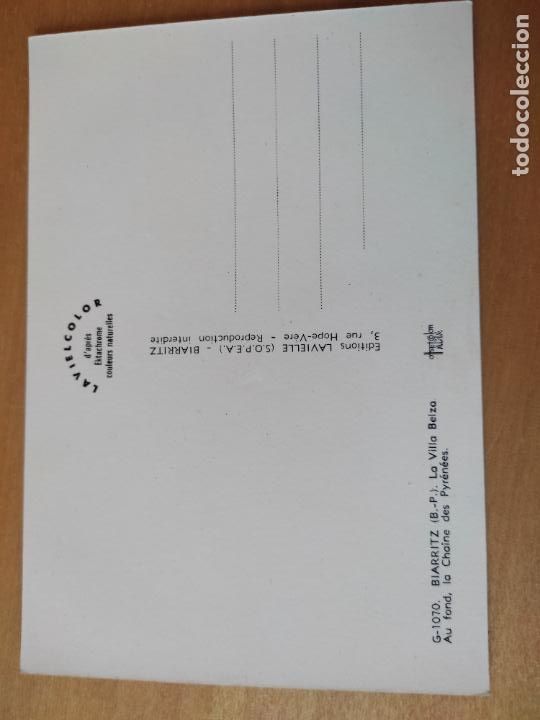 Postales: BIARRITZ VILLA BELZA - Foto 2