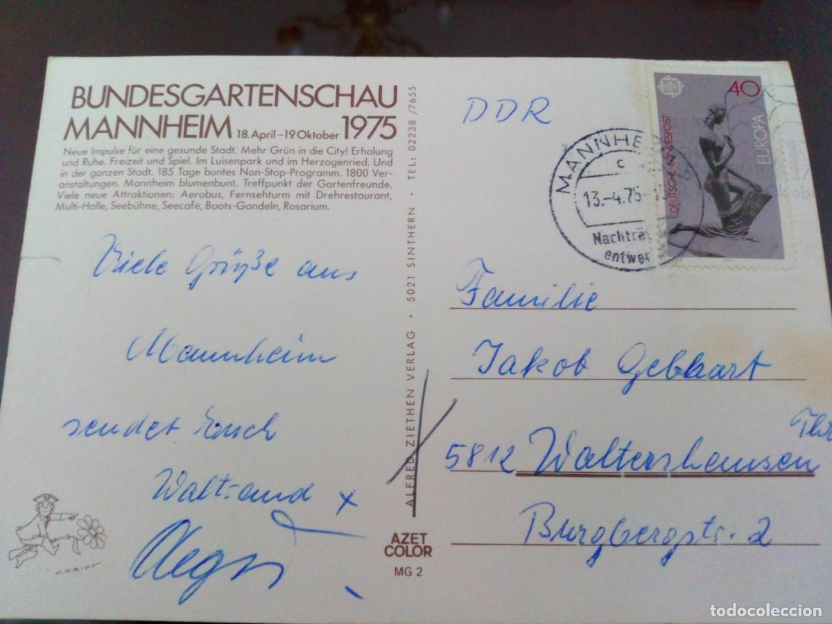 Postales: POSTAL ALEMANA, MANHEIM - Foto 2