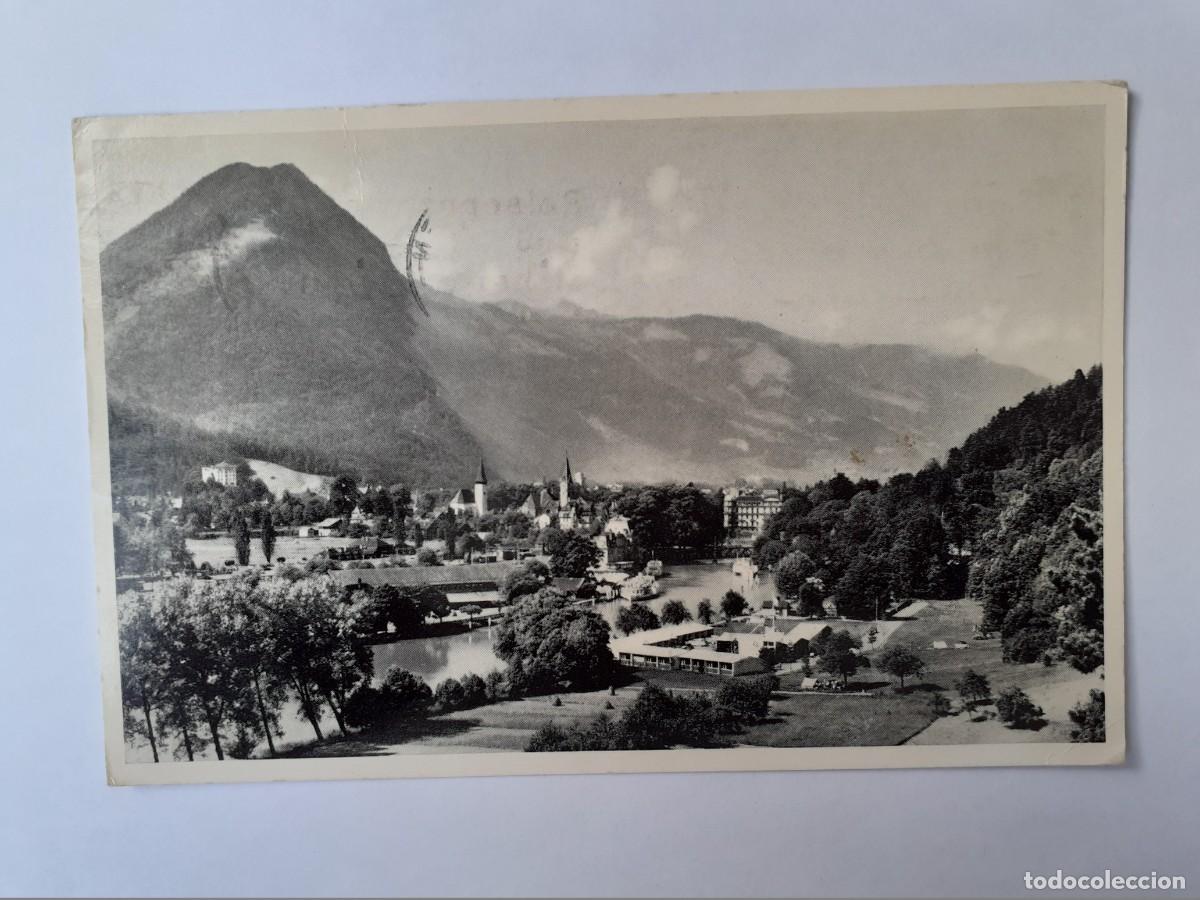 Postais: POSTAL - SUIZA HOTEL INTERLAKEN - ESCRITA
