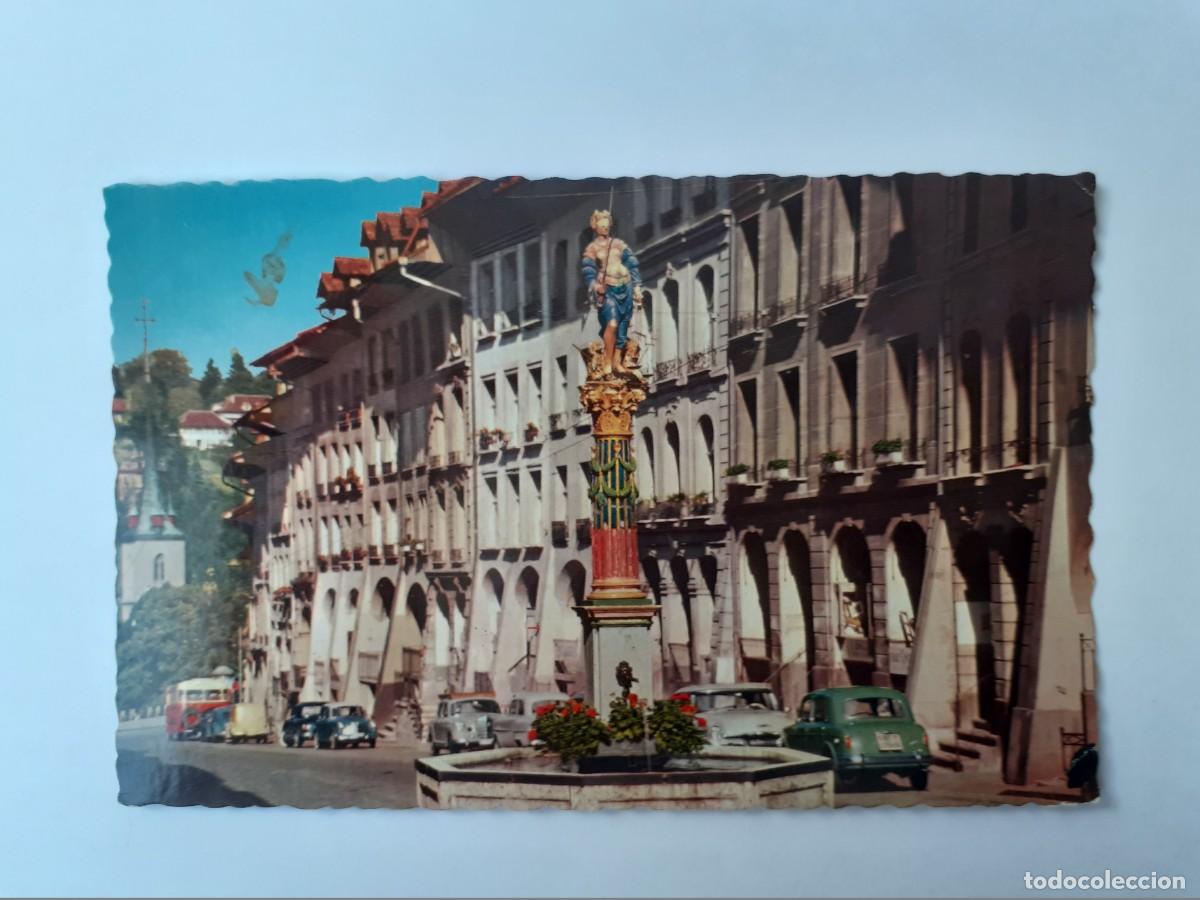 Postais: POSTAL - SUIZA BERNA FUENTE DE LA JUSTICIA - S/C