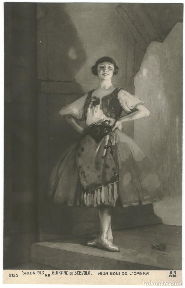 Cartes Postales: 2 postales danza (Salon de Paris 1913)_A. Noyer; 2155. Illustr. Guirand de Scevola