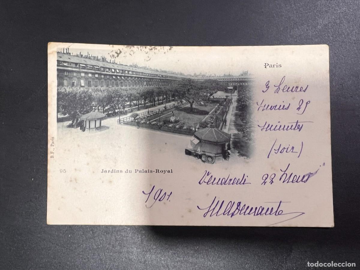 Postkarten: TARJETA POSTAL. FRANCIA. PARIS. JARDINS DU PALAIS ROYAL. N&ordm; 95.