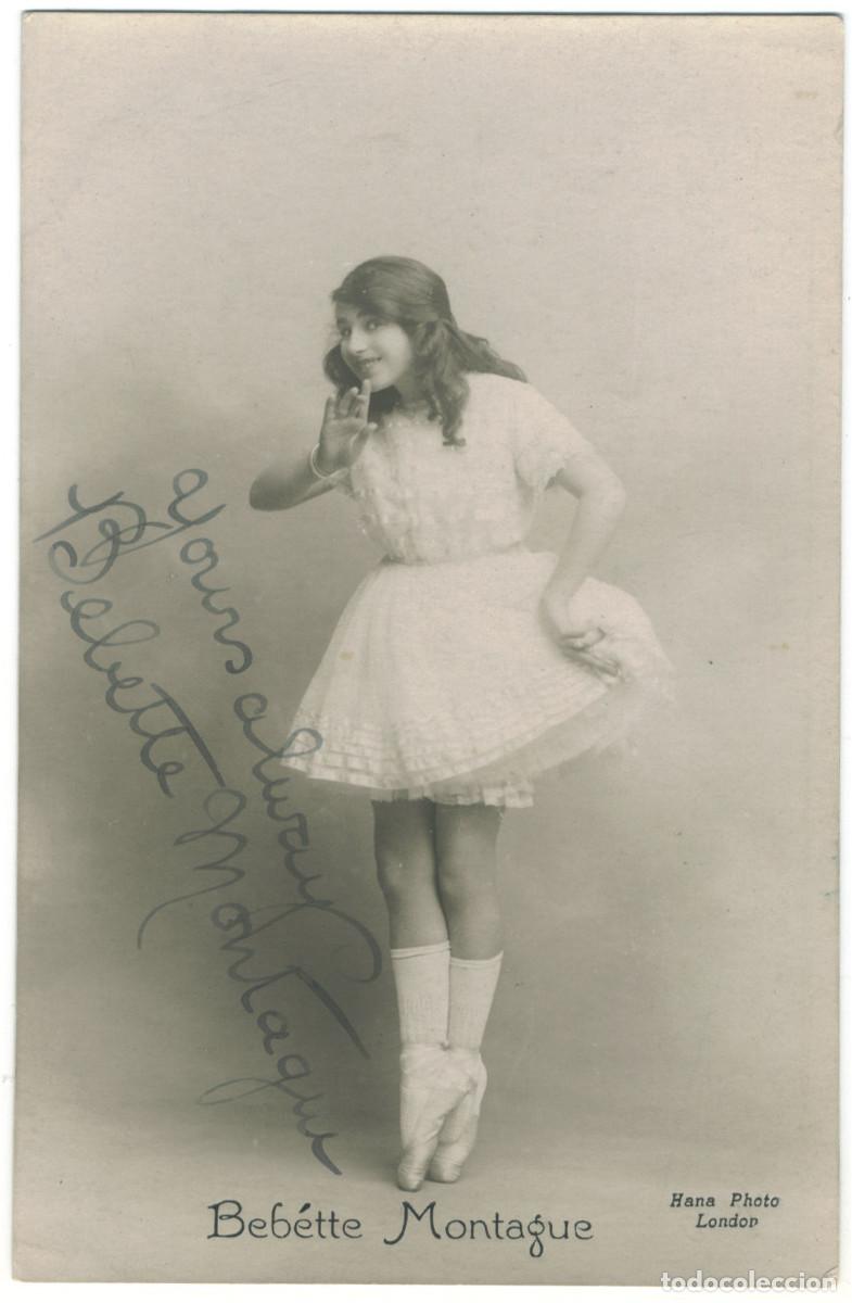 Postales: Beb&eacute;tte Montague (Ballet)_Hana. Signed Aut&oacute;grafo