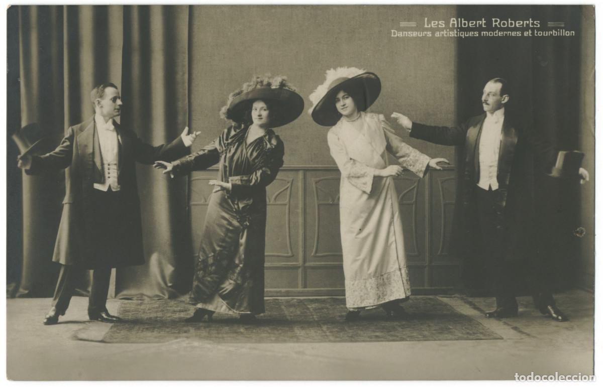Cartes Postales: Les Albert Roberts, Danseurs artistiques modernes et tourbillon (Baile)_Sin datos