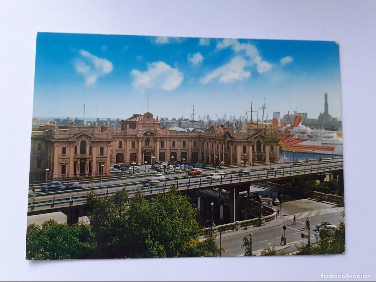 Cartoline: POSTAL - ITALIA GENOVA ESTACI&Oacute;N MAR&Iacute;TIMA BARCO